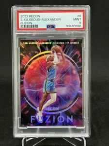 2023-24 Panini Recon Shai Gilgeous-Alexander Fuzion PSA 9 Mint Case Hit - Picture 1 of 3