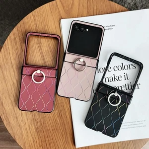 For Motorola Razr 60 50 40 Ultra Shockproof PC PU Ring Holder Phone Case Cover - Picture 1 of 21