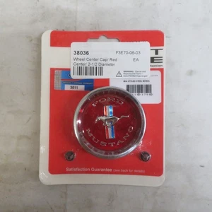Scott Drake Styled Steel Wheel Center Cap Running Pony Red F3E70-06-03 NEW - Bild 1 von 6