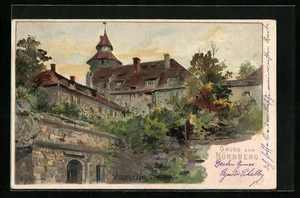 Lithographie Nürnberg, Vestnerthor  - Picture 1 of 2