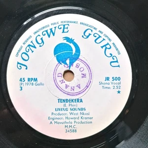 Living Sounds - Tendekera - ZIMBABWE Afro African Killer / Jongwe Guru EX - Picture 1 of 1