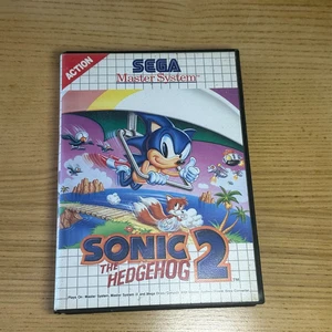 SONIC 2 The Hedgehog - SEGA Master System - complet - fonctionnel - PAL FR - Imagen 1 de 3