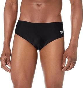 Speedo Men's Swimsuit Brief Powerflex Eco Solid Adult SIZE 34 - Picture 1 of 3