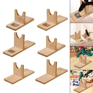 Wooden Hot Glue Holder Universal Desktop Hot Melt Glue Support Stand - Picture 1 of 38