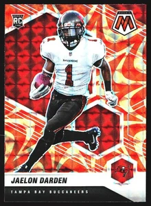 Jaelon Darden 2021 Panini Mosaic Reactive Orange Prizm RC Tampa Bay Buccaneers - Imagen 1 de 2