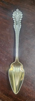 Antigua cuchara lavada dorada con patrón 'mazarino' de DOMINICK & HAFF de 1892 Foto 1 de 4