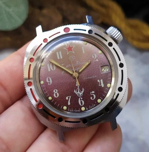 Watch Vostok Command USSR Vintage mechanical men's wrist watch Soviet watch - Picture 1 of 12