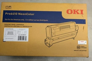 OKI Pro6410 Neon White Print Toner Cart With Drum 46298009 New in Box Unopened - Picture 1 of 6