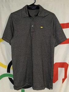 Masters Clubhouse Collection Polo Shirt Mens Small Gray Made in Italy - Picture 1 of 5