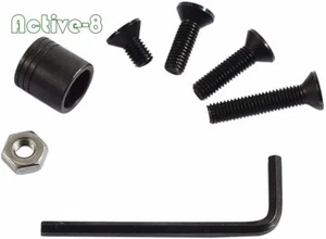 ACTIVE-8 Quick Detach Swivels Stud Mount Base Adapter With 4Screws+1nut+1Wrench - Picture 1 of 7