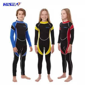Hisea 3mm Neoprenanzug Kinder Neopren Nassanzug Schwimmanzug Surfanzug Tauchen - Bild 1 von 17