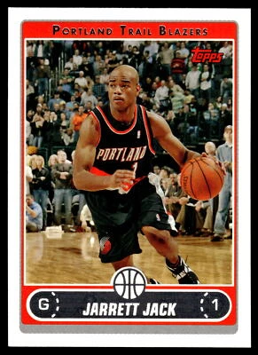 2006-07 Topps #214 Jarrett Jack Portland Trail Blazers - Image 1 of 2