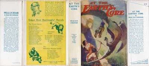 Scanned Dust Jacket - At the Earth's Core Edgar Rice Burroughs 1930s G&D - Picture 1 of 1