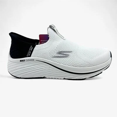 Skechers Max Cushioning Elite 2.0 Eternal White Black Womens Athletic Sneaker - Image 1 of 4