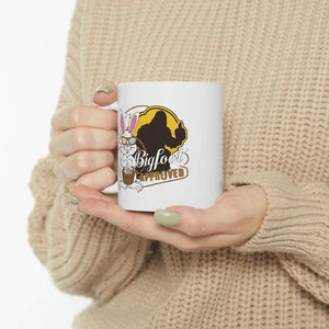 Lustige Keramiktasse Osterhase Bigfoot genehmigt, 11 Unzen - Bild 1 von 13