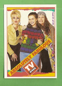 AUSTRALIAN  TV WEEK  CARD #21  ABSOLUTELY  FABULOUS - Picture 1 of 1