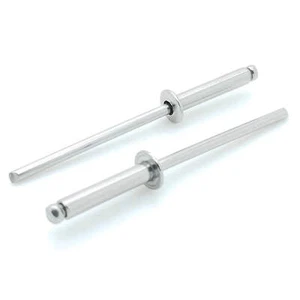 304 Stainless Steel Blind Rivets (#4-8) 1/8" Diameter x 1/2" Grip, 100 Qty (BCP1 - Picture 1 of 1