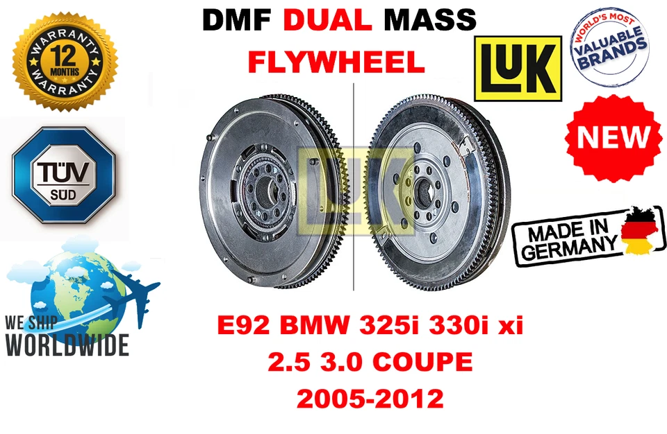 PARA E92 BMW 325i 330i xi 2.5 3.0 cupé 2005-2012 nuevo volante dmf doble masa Foto 1 de 1