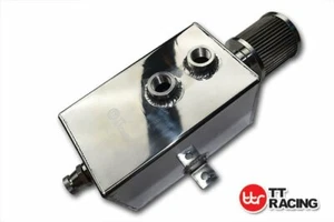 Tanque de captura de aceite de aluminio 3L con grifo de respiración y drenaje desconcertado AN10 ENTRADAS - Imagen 1 de 10