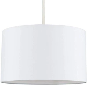 MiniSun Modern Drum Rolla Cylinder Pendant Lampshade Only, 250mm x 350mm - Picture 1 of 13