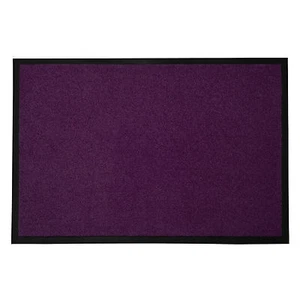 Schmutzfangmatte Türmatte Fußmatte Schmutzmatte Türvorleger MONOCHROM LILA - Bild 1 von 25