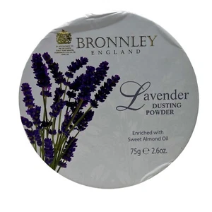 Polvo para polvo de lavanda Bronnley England con soplo suave aceite de almendras dulces y talco - Imagen 1 de 5