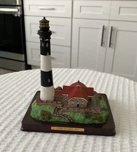 Fire Island Light Lighthouse Fire Island, NY Oneida Studios Lighthouse Point Col - Picture 1 of 7