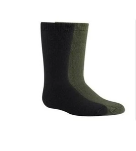 Wigwam Boot -40 Below Wool Socks Youth L 10-2 Black 052 FAST SHIP! AE3 - Picture 1 of 1