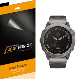 6X Supershieldz Anti Glare (Matte) Screen Protector for Garmin Fenix 6X/ 6X Pro - Picture 1 of 2