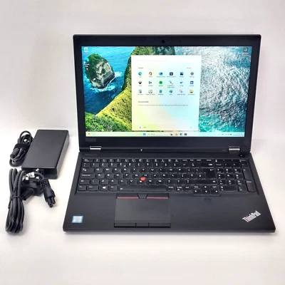 Lenovo ThinkPad P53, i7-9850H 16GB RAM  Quadro T1000 SSD CAD Gaming 15.6" Laptop - Image 1 of 4