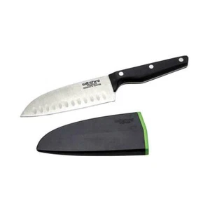 Wiltshire Staysharp Triple Rivet Santoku Knife With Sharpener 15cm - Picture 1 of 7