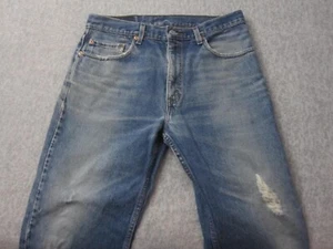 Jeans vintage Levis 505 invecchiato 34x31 difetti - Foto 1 di 16