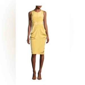 ZERO + MARIA CORNEJO EVE SHERYA DRAPED SLEEVELESS DRESS SIZE 4 - Picture 1 of 9