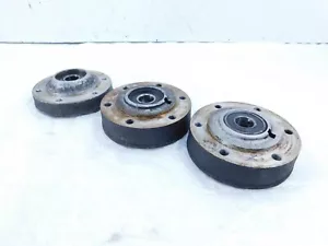 1976 76 Moto Guzzi Convert I V1000 Front/Rear Wheel Brake Rotor Hub Flanges - Picture 1 of 12
