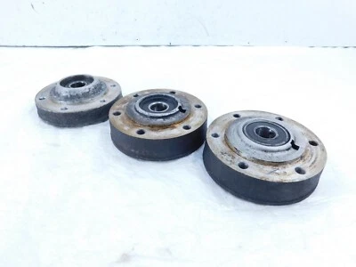 1976 76 Moto Guzzi Convert I V1000 Front/Rear Wheel Brake Rotor Hub Flanges - Image 1 of 4