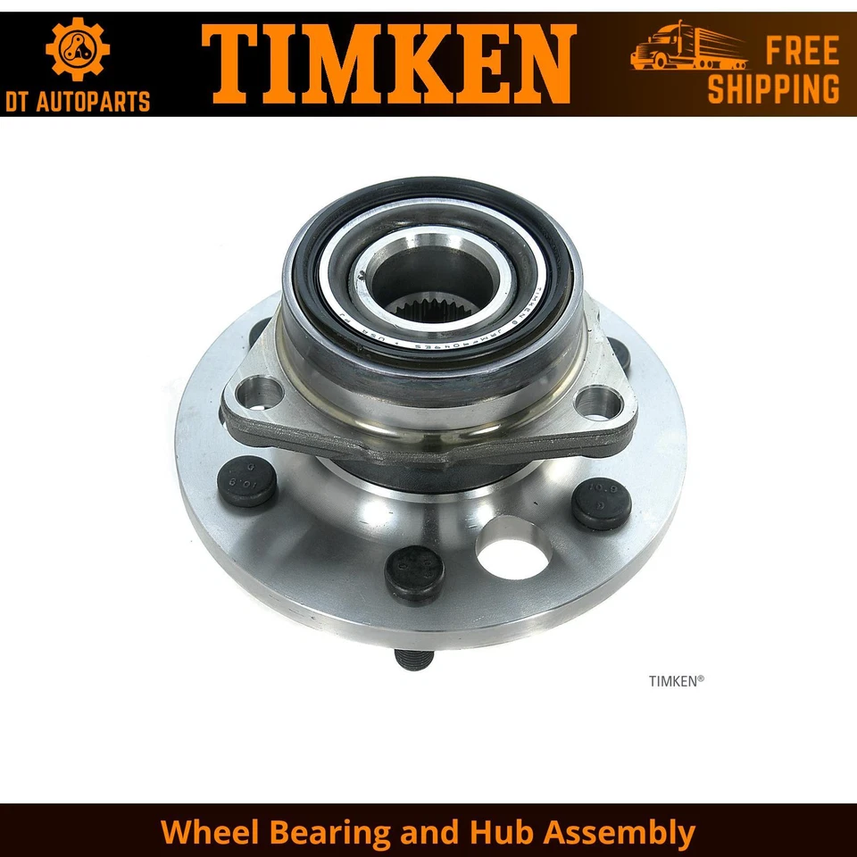 Conjunto de cojinete de rueda y buje delantero Timken 1989 para GMC K1500 1988-1994 4x4 Foto 1 de 4