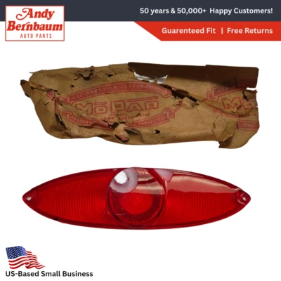 1960-1961 Plymouth Valiant Right Passenger Side Taillight Lamp Lens 2093550 NOS - Image 1 of 4