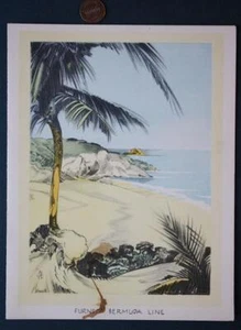 January 1 1963 TSS Ocean Monarch Cruise Lines Furness Bermuda Line Lunch Menu -- - Picture 1 of 1