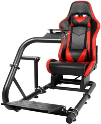 MNR Driving Game Sim Racing Frame Rig + Seat for Wheel Pedals Xbox PS PC - Image 1 of 4