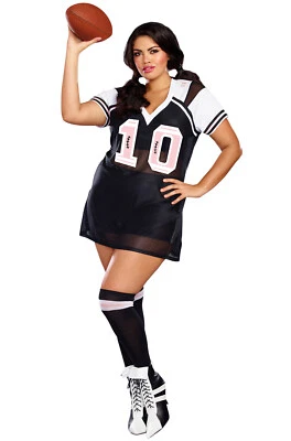 Brand New NFL Football Sports Touch Down Plus Size Costume - Image 1 of 2