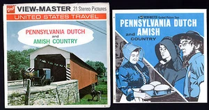 Pennsylvania Dutch & Amish Country ViewMaster GAF Paquete de 3 carretes A 633a con folleto - Imagen 1 de 2
