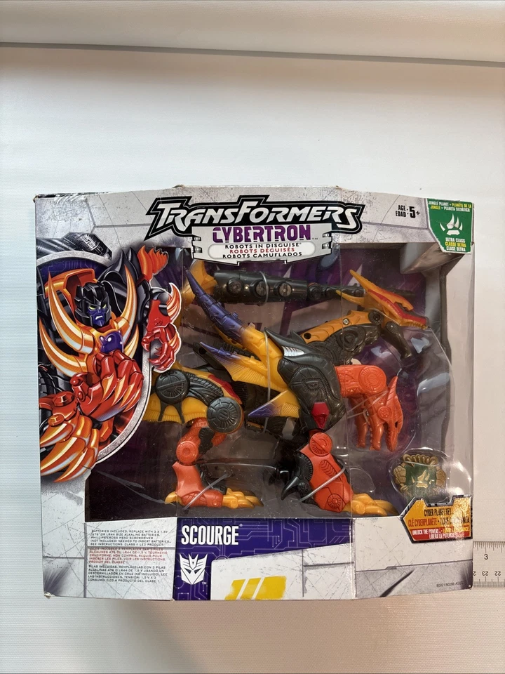 Figura de acción Transformers Scourge Cybertron Ultra Class NUEVA SELLADA 2005 Foto 1 de 4