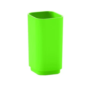 Portaspazzolini d'appoggio in plastica riciclata 6398 Gedy serie SEVENTY Verde P - Foto 1 di 1