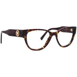 Versace Eyeglasses MOD. 3281-B 108 Dark Havana Rhinestones Italy 51[]17 140 - Picture 1 of 6