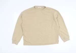 Felpa pullover Mango donna beige misto cotone taglia S - Foto 1 di 12