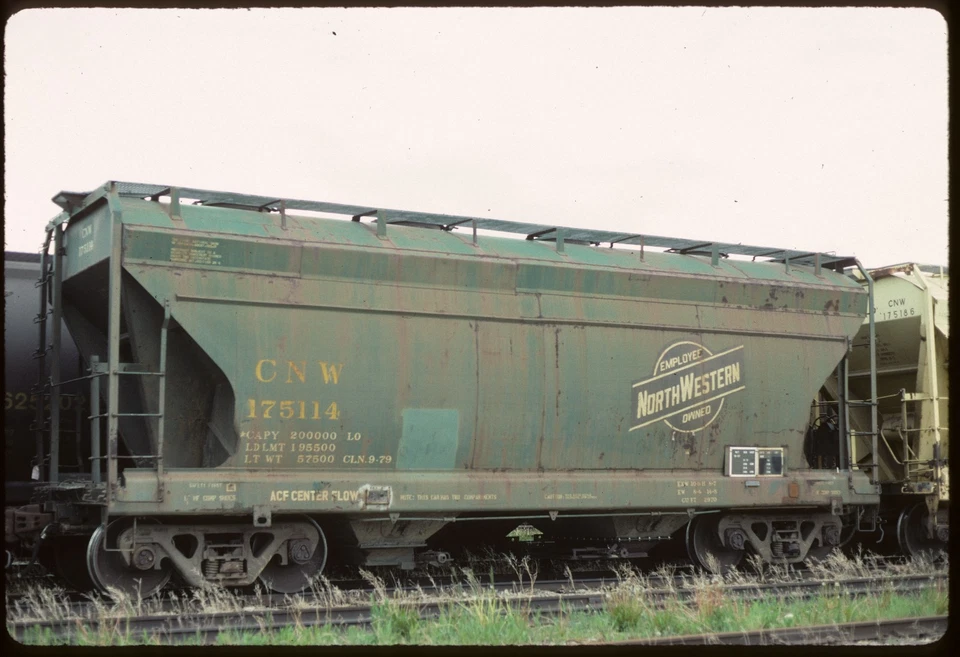 BH.B12.CNW202 Original Colour Slide CNW Hopper #175114 at Keith, AB 1994 — 第 1/1 张图片