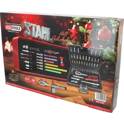 KS TOOLS ADVENTSKALENDER WEIHNACHTSKALENDER 2025 , 46-TEILIG PREMIUM WERKZEUG - Bild 1 von 4