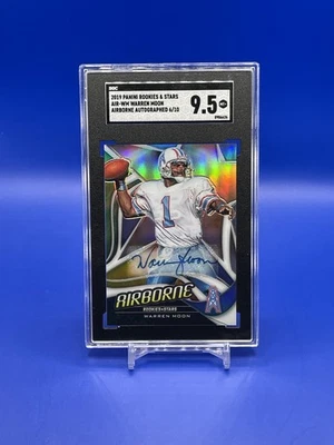 2019 Rookies and Stars Football Warren Moon Auto /10 SGC 9.5 Oilers - Image 1 of 2