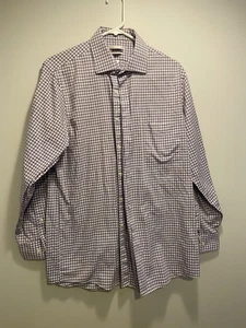 Men’s Blue Van Heusen Striped Long Sleeve Dress Shirt Size15-1/2 32/33 - Picture 1 of 3