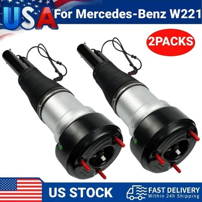 2X Front Air Suspension Struts Shock for Mercedes-Benz W221 S400 S550 S600 S350 - Image 1 of 4